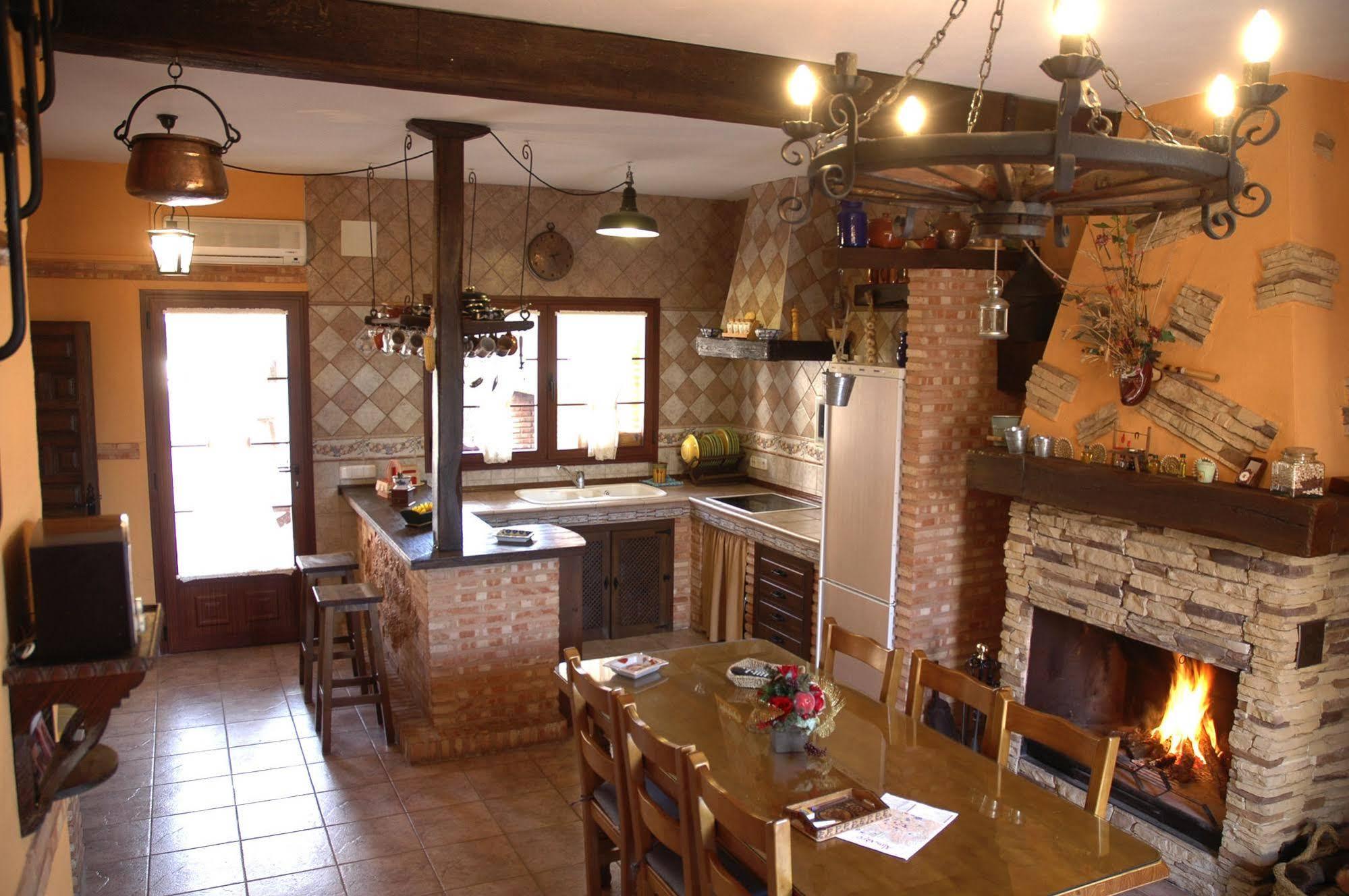 Casa rural de estilo rustico con SPA Almagro Esterno foto