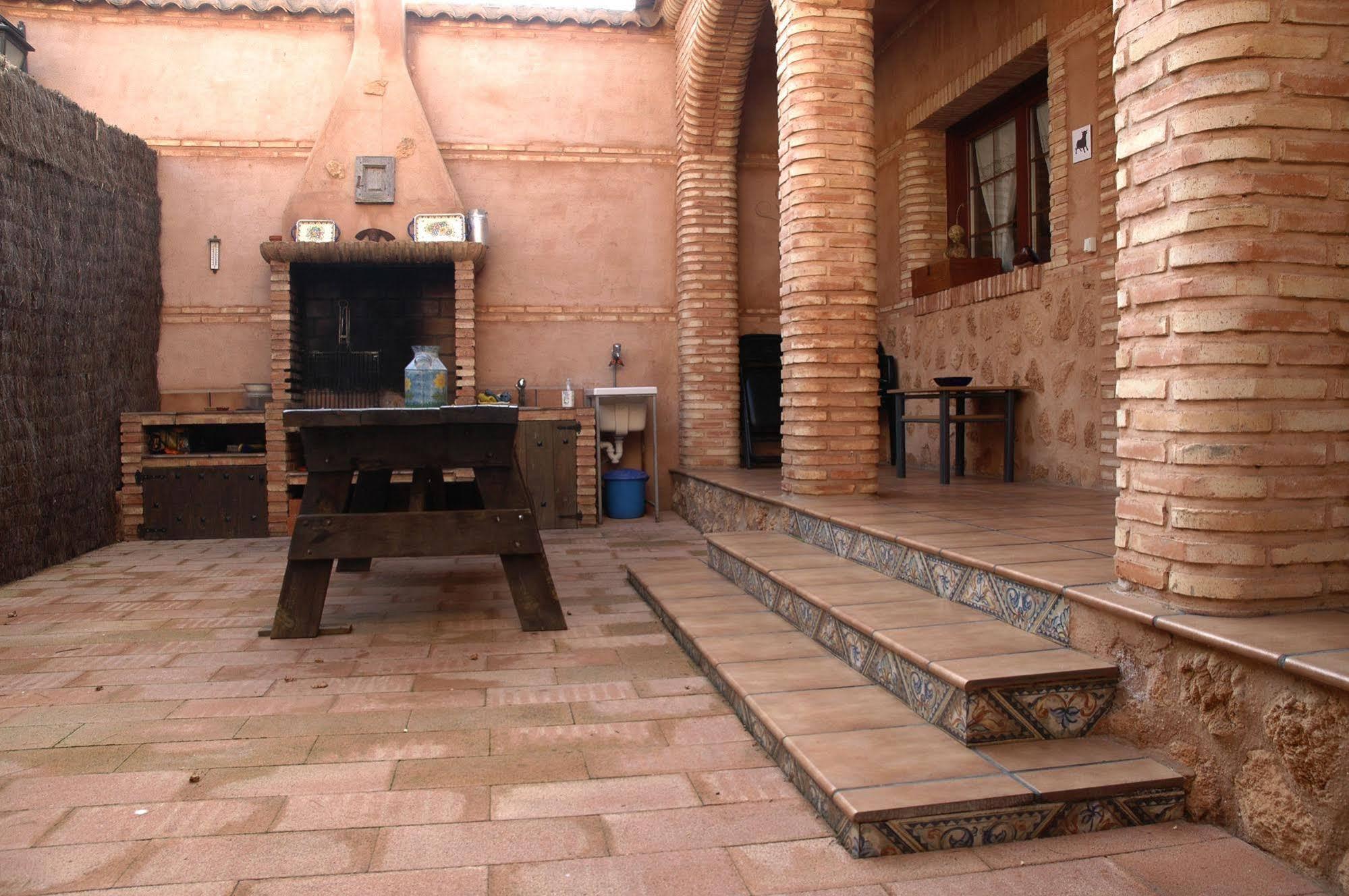 Casa rural de estilo rustico con SPA Almagro Esterno foto